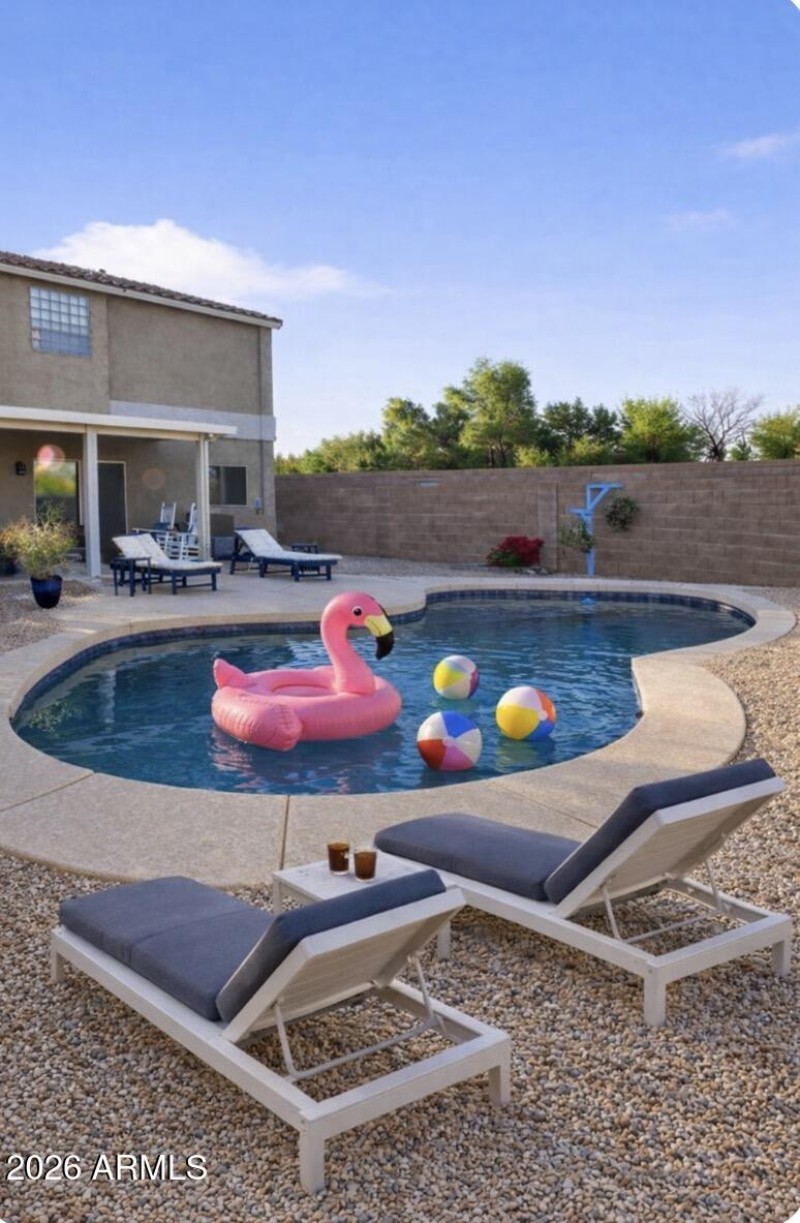 Resort like yard on premium lot