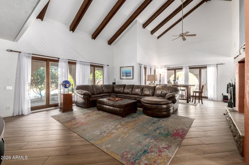 Vaulted Living Room Retreat