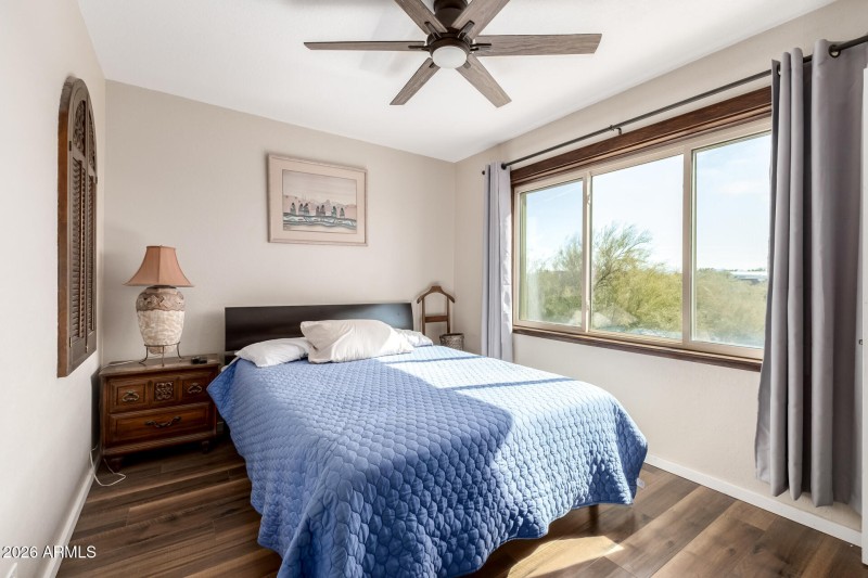 Upstairs Bedroom with Views