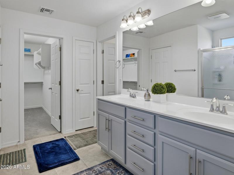 walk in closet primary bed upstairs