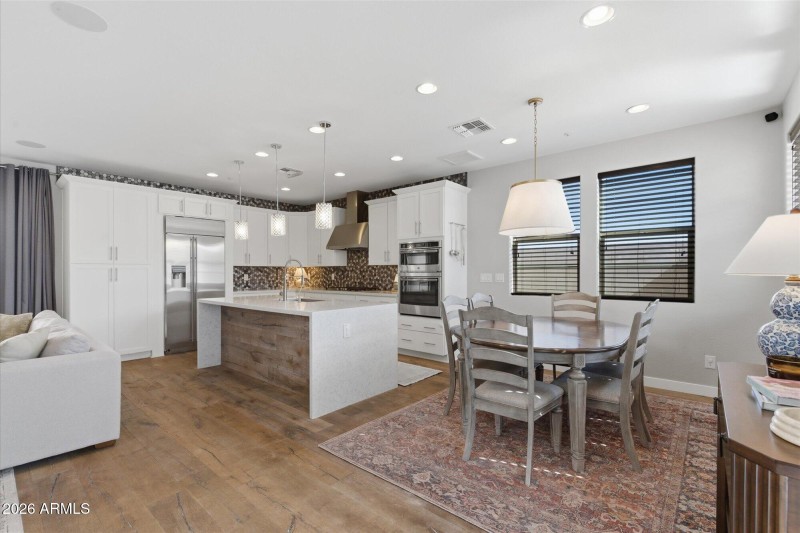 Kitchen and Dining Area