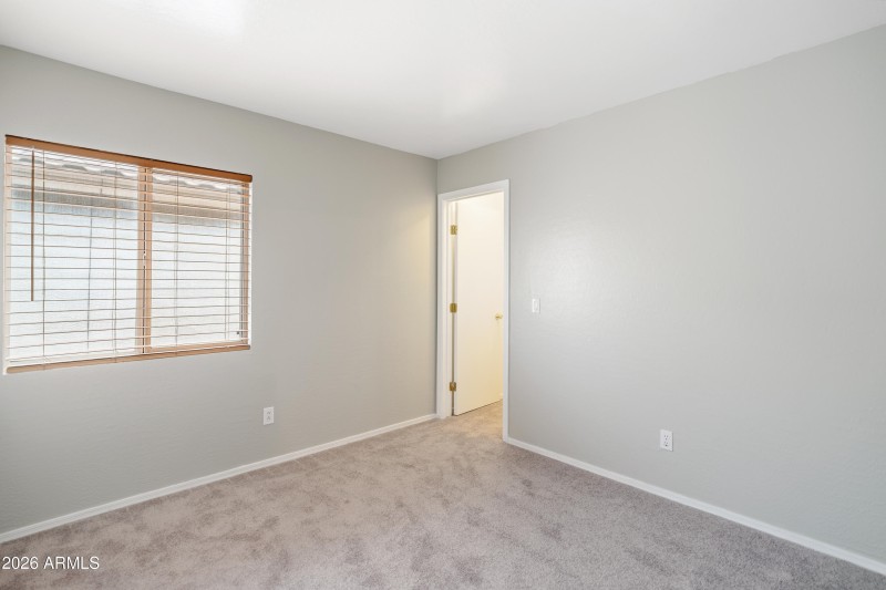 Walk in Closet in secondary bedroom