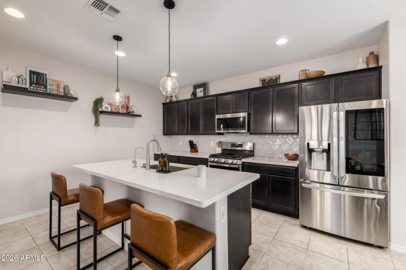 Large Island + Stainless Appliances