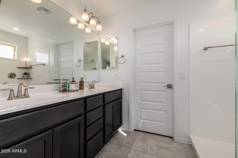Primary Bathroom + Dual Vanities
