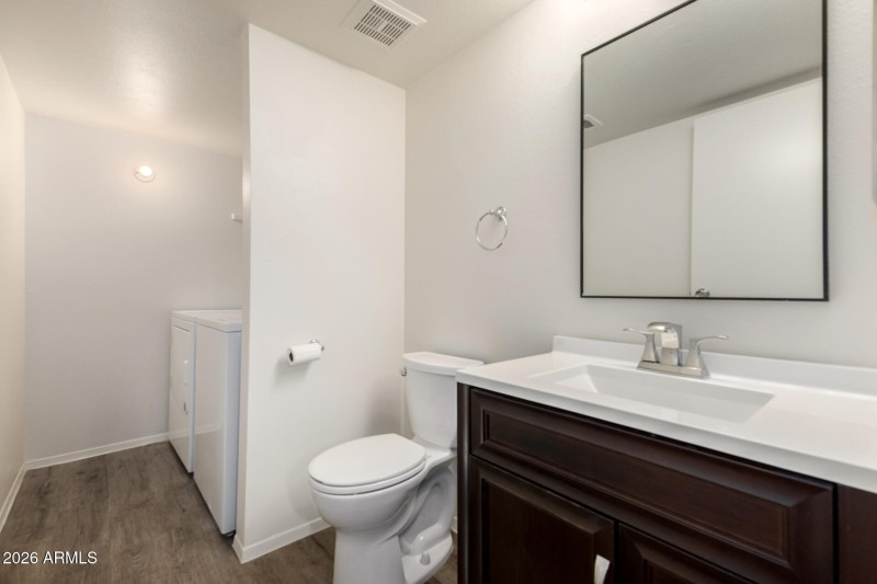 Half Bathroom/ Laundry Room