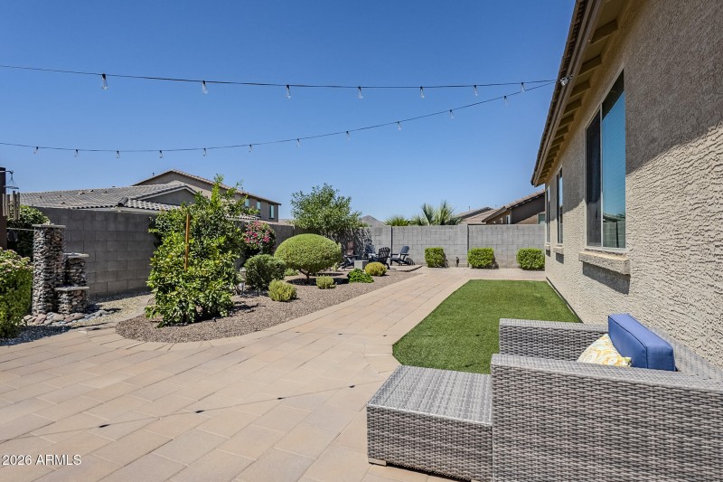 Water Feature and Landscaping