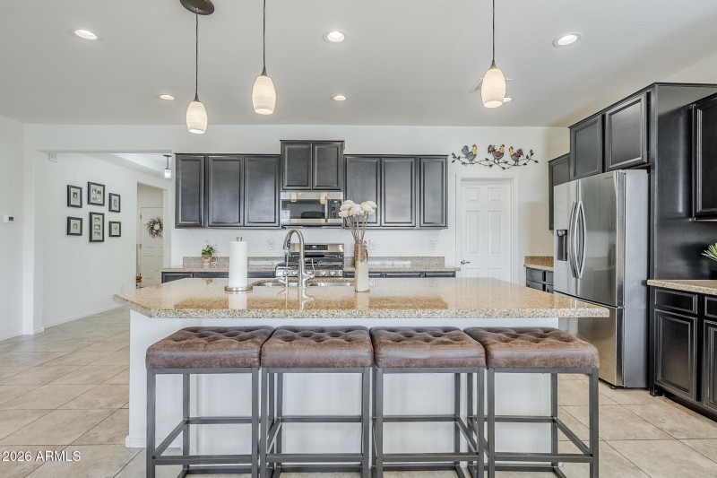 Kitchen + Pantry Door on right