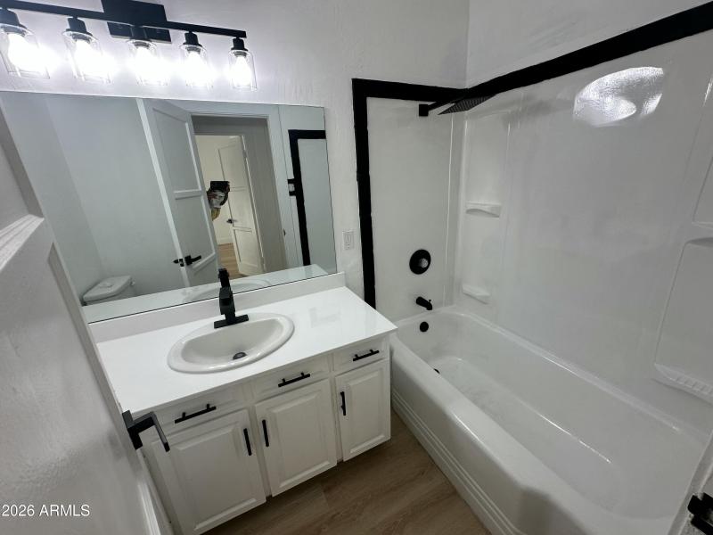 Unit A guest bathroom
