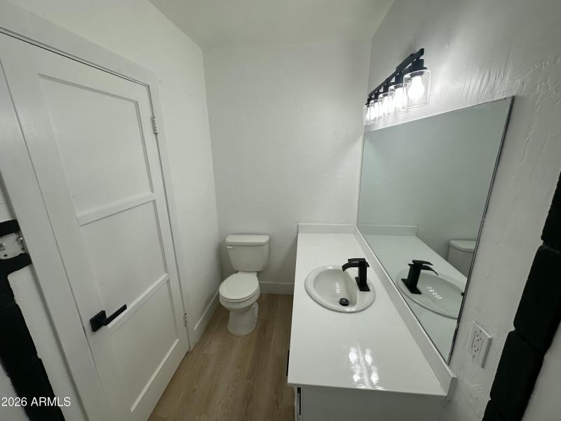 Unit A primary bathroom