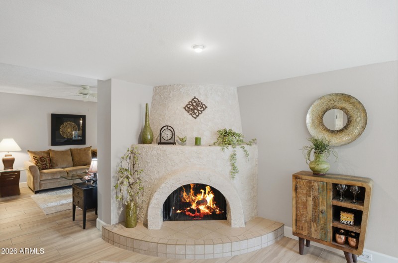 Wood Burning FirePlace