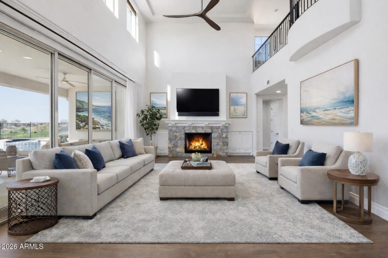 Virtually Staged Living Room 2