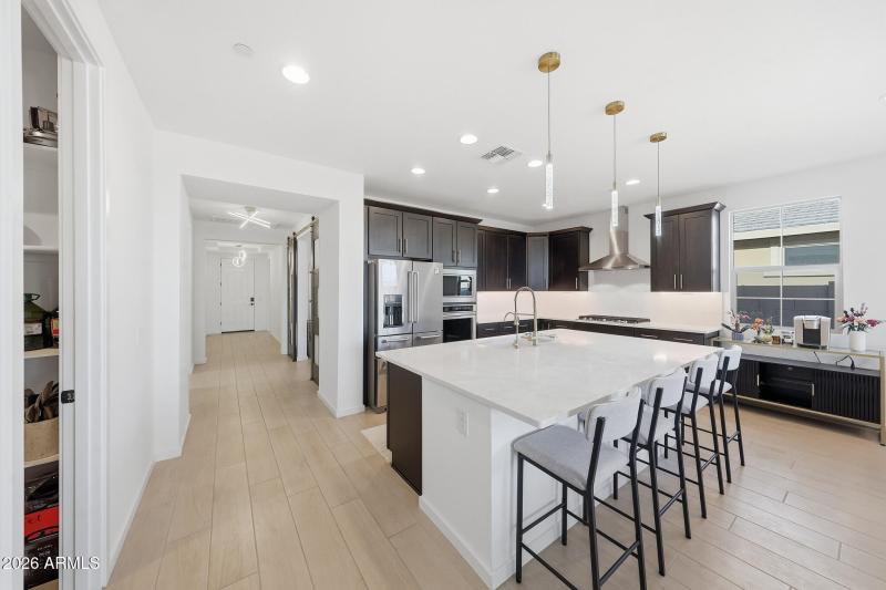 Kitchen features Quartz Counters