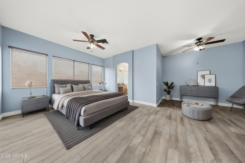 Master Bedroom - Virtually Staged