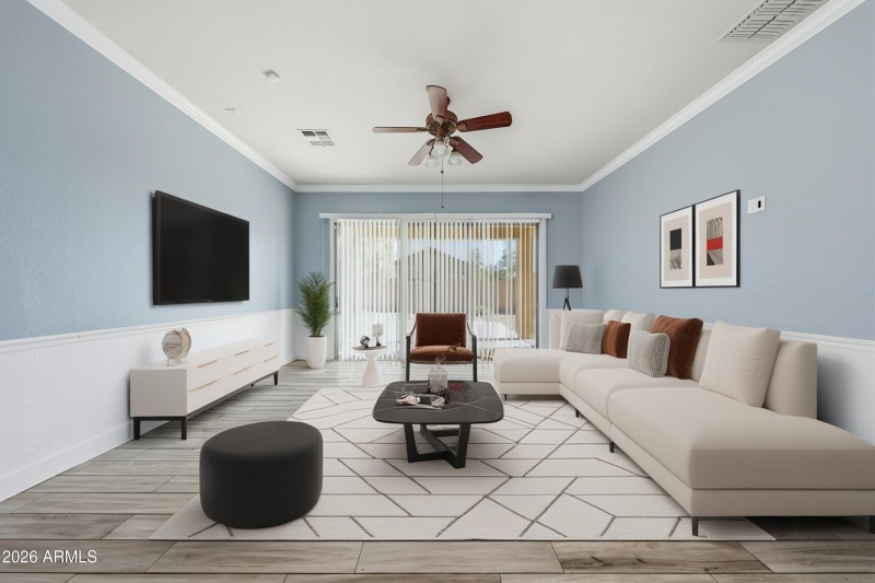 Living Area - Virtually Staged