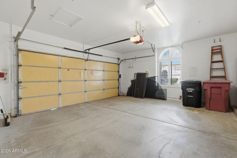 Spacious direct-access 2 car garage