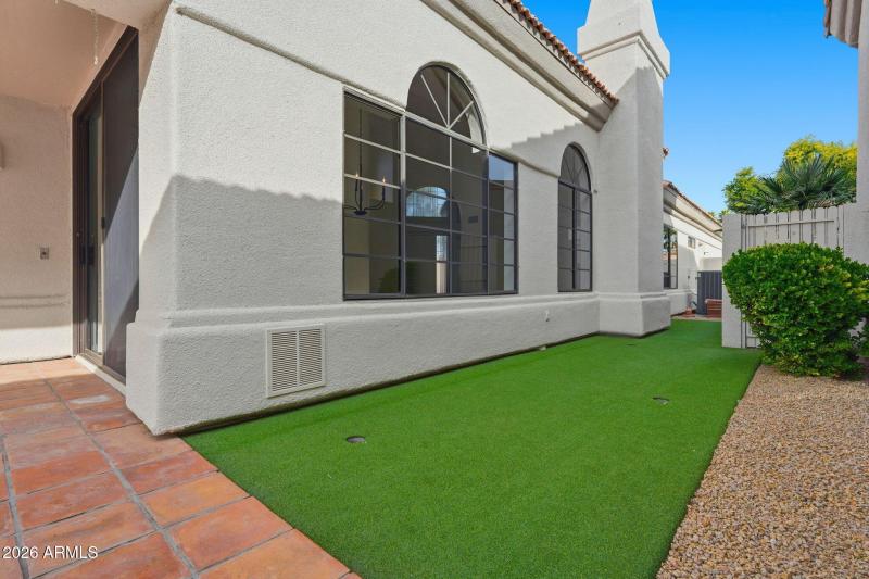 Beautiful putting green