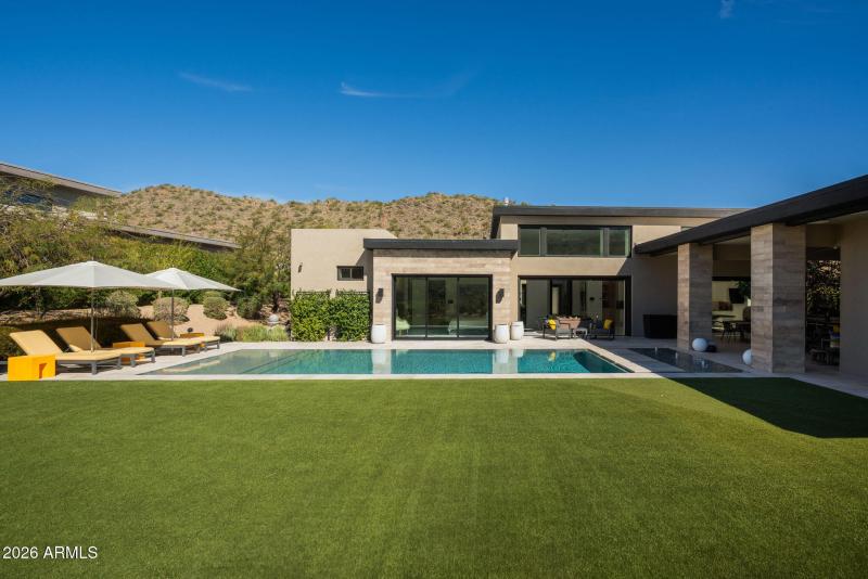 Rear View to Residence