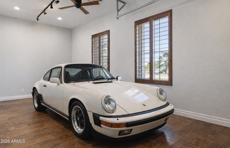 Virtually Staged Indoor Garage Space