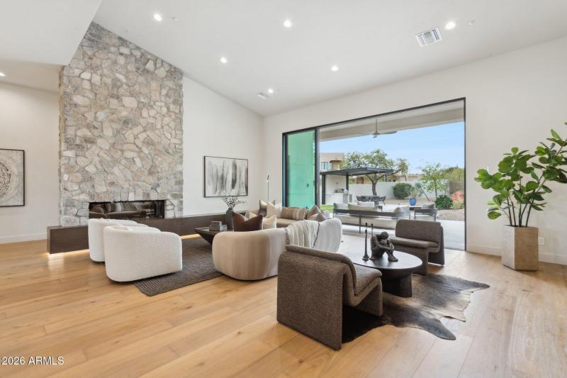 Luxury Living Room with Slider