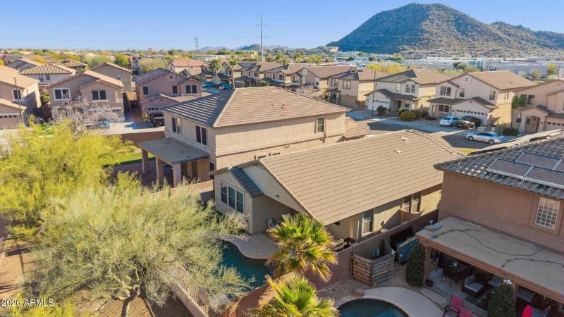 Aerial View – Hills nearby