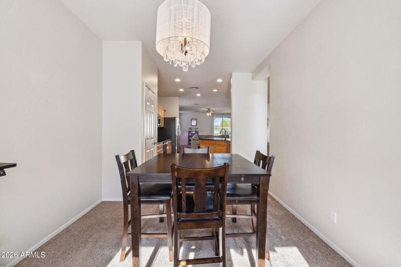 Dining to Kitchen – Open flow