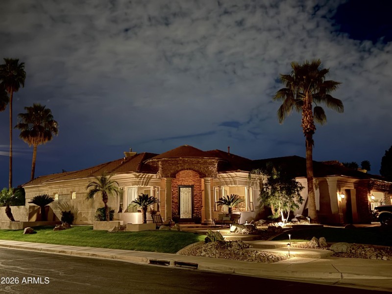 Night Front Elevation