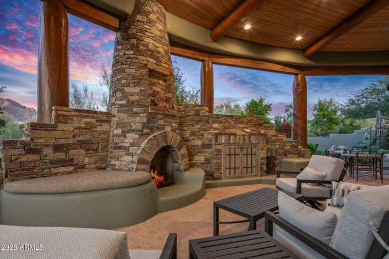 Fireplace Patio Details