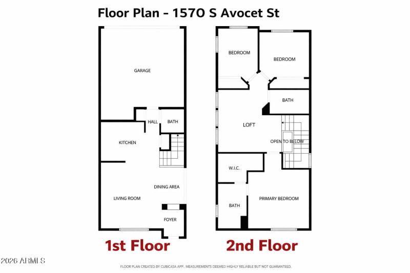 floor plan avocet