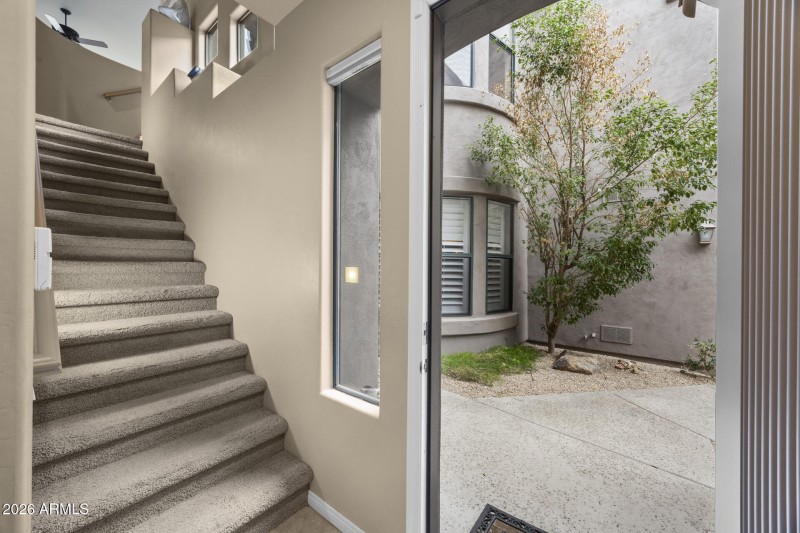 View from Garage Entry