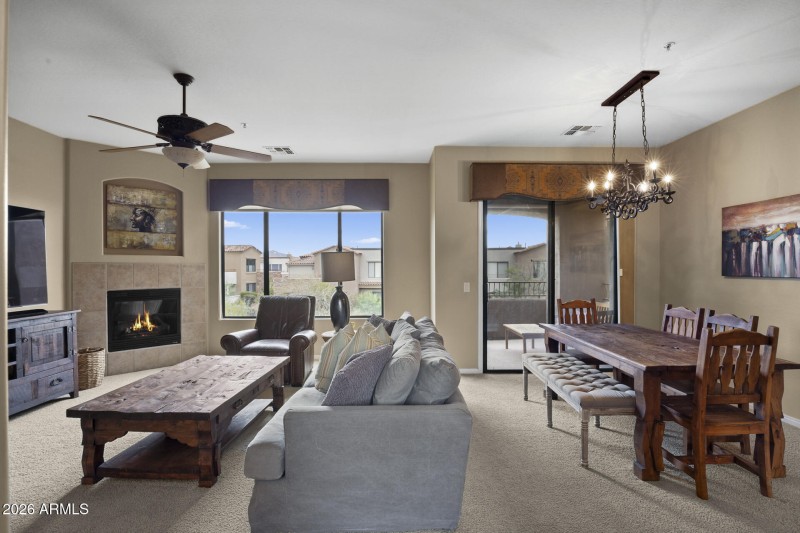 View at the top of the stairs