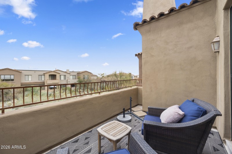 Private Balcony off Master