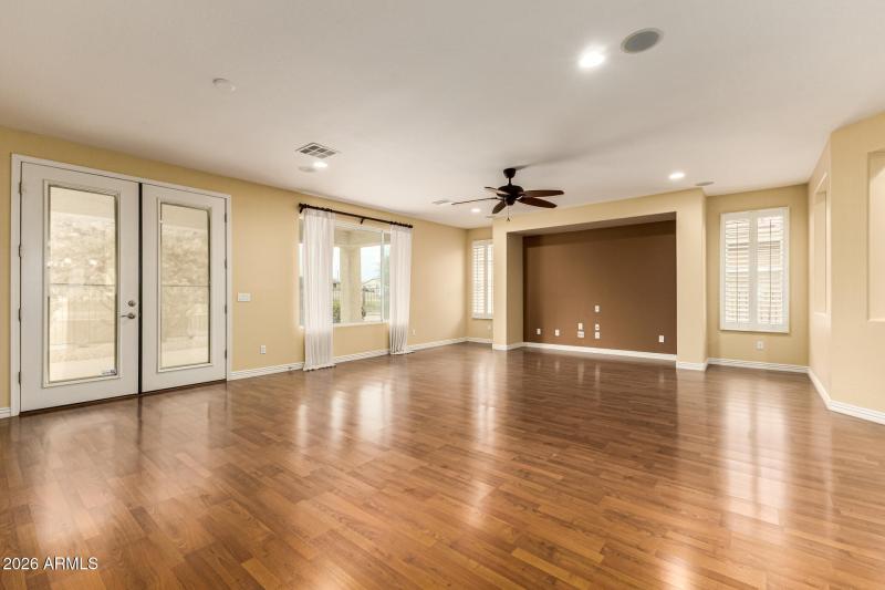 Open Living & Dining space