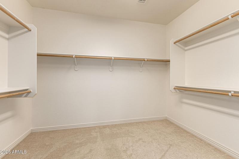 Large Walk-in Master Closet