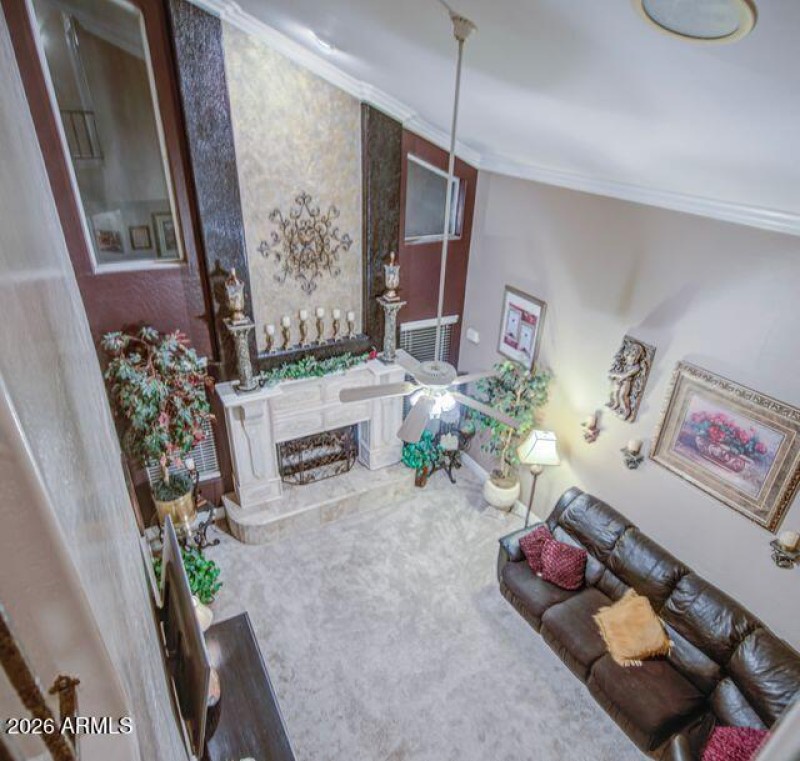 56 Family Room View from Upstairs