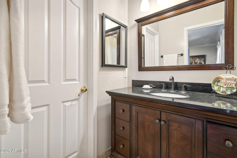 77C Bathroom Door Closed