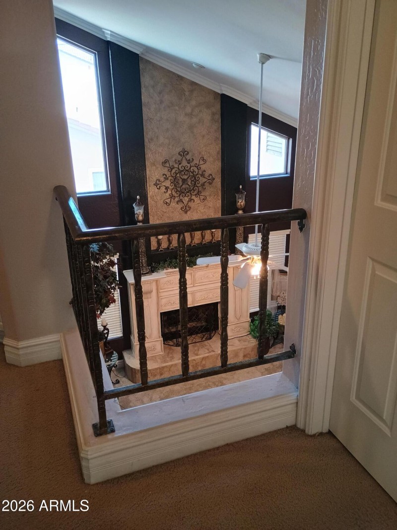 Upstairs View of Family Room