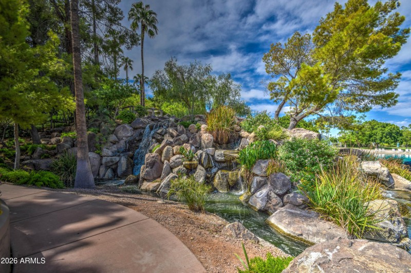 107 Val Vista Lakes Clubhouse Waterfall