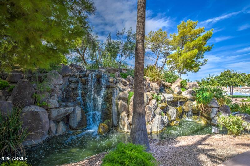 108 Val Vista Lakes Clubhouse Waterfall