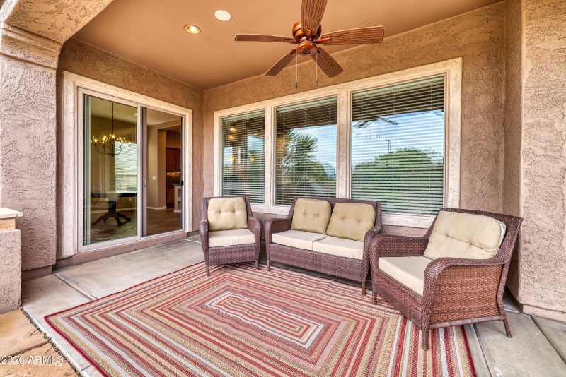 Patio Covered Seating Area