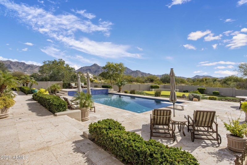Backyard with Mountain Views