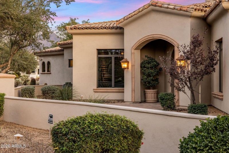 Front Exterior at Twilight