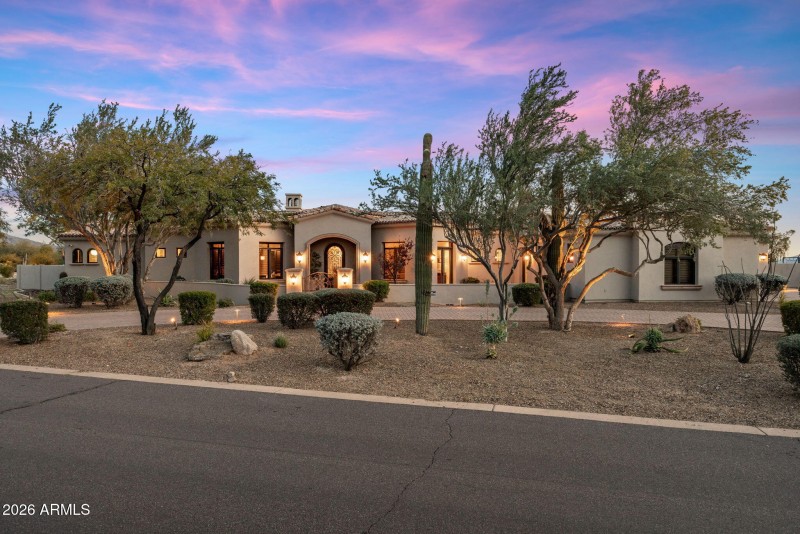 Front Exterior at Twilight