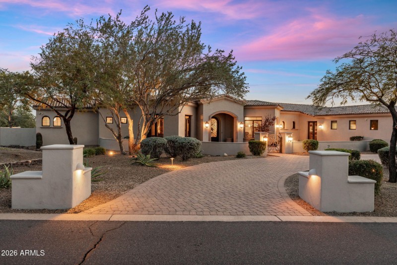 Front Exterior at Twilight