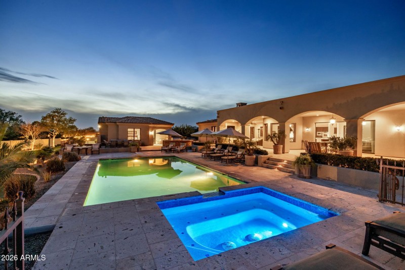 Backyard at Twilight