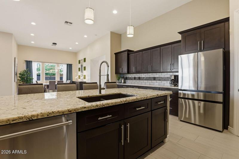 Sink in the granite island