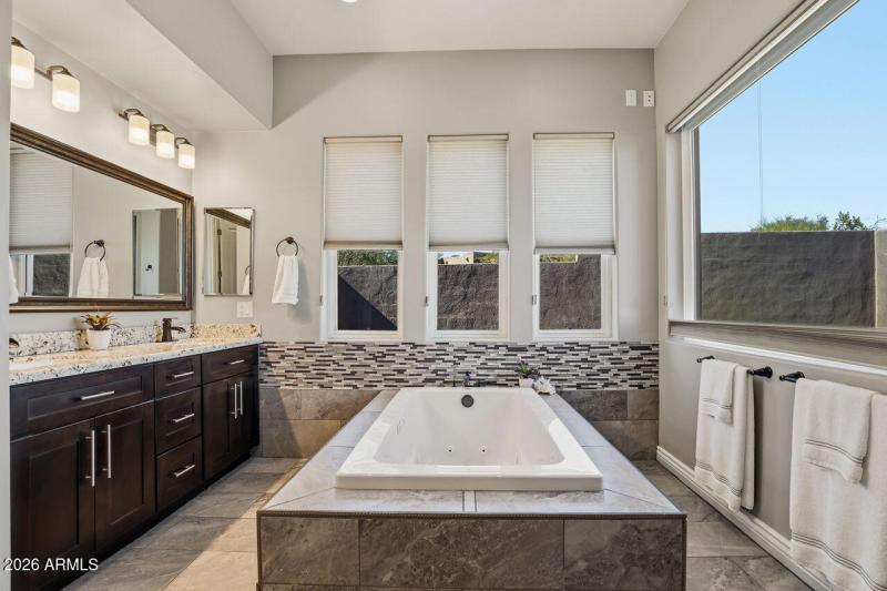 Soaking Tub with a View