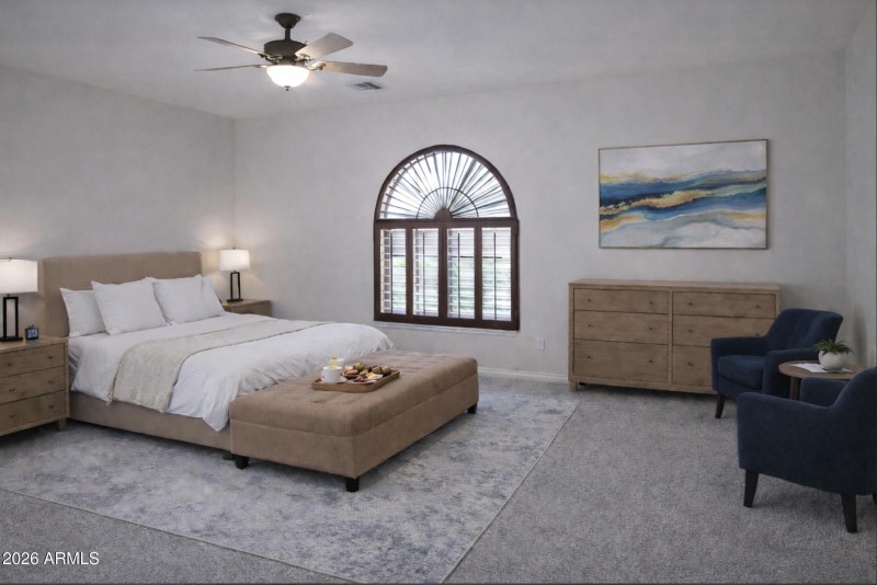 Guest Suite Virtually Staged