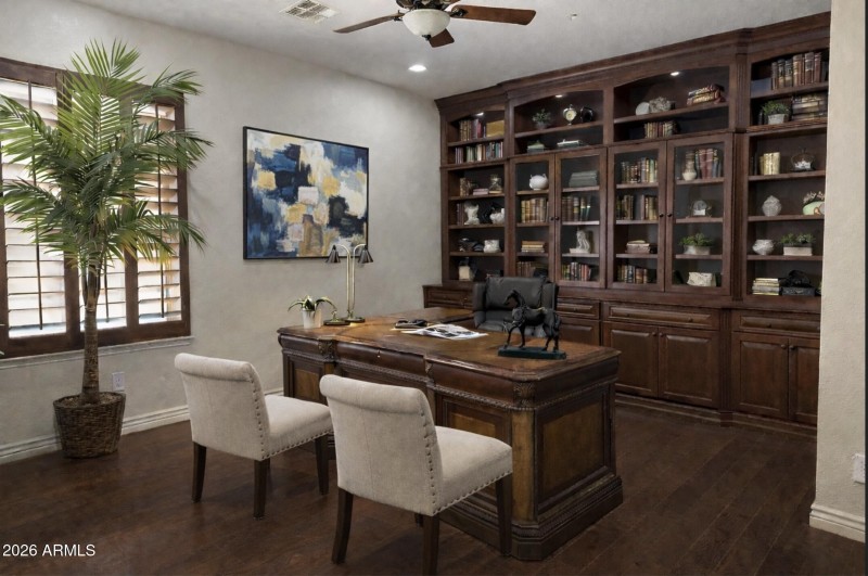 Executive Office Virtually Staged