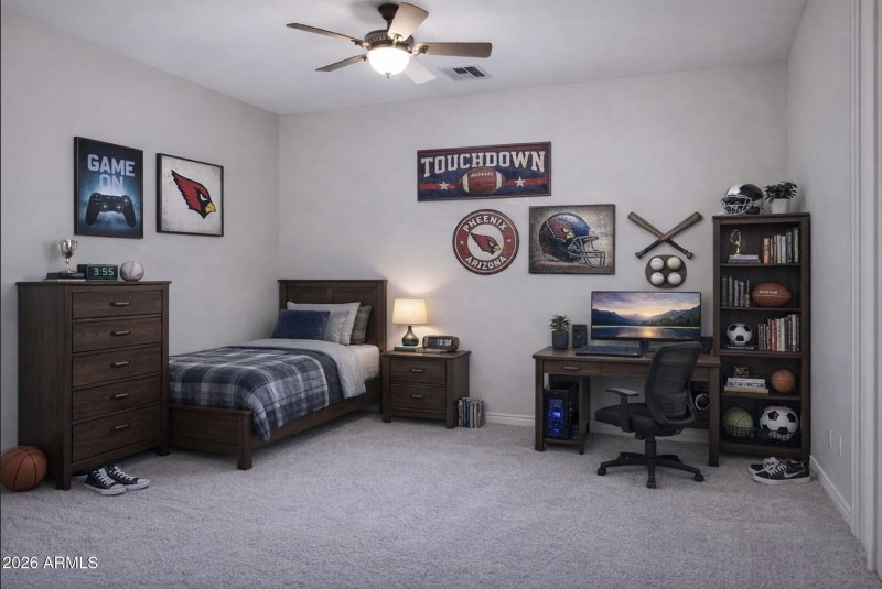 Bedroom 4 Virtually Staged