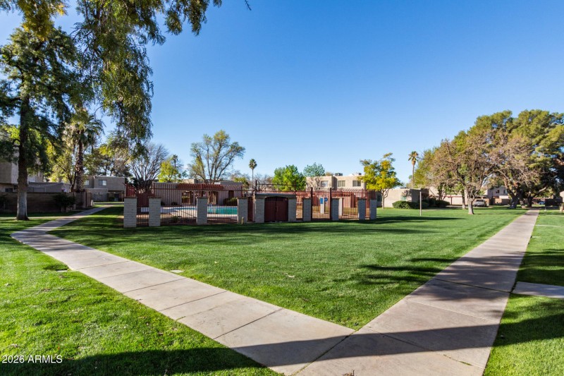 Plenty of picnic and grass area